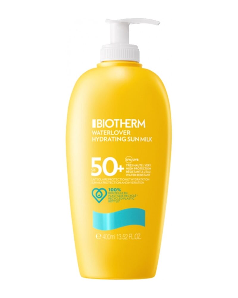 بيوثيرم ووترلوفر حليب واقي شمس حماية وترطيب SPF50+ 400 مل